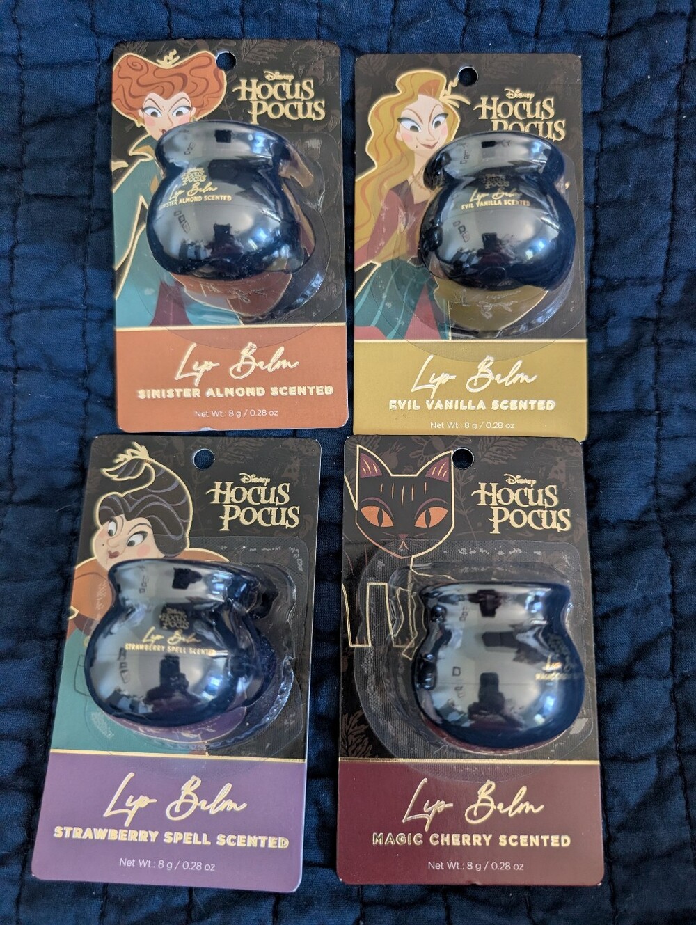 New 4 Disney Hocus Pocus Cauldron Lip Balm